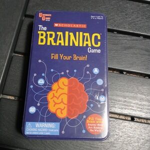 Scholastic The Brainiac Game Fill Brain With Science Math Art Reading World RB‎